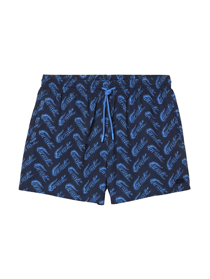 Lacoste GRAPHIC LOGO SWIMWEAR Short Men’s -NAVY BLUE-F65