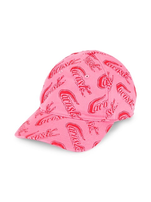– PRINT VINTAGE LACOSTE COTTON Moesports ORGANIC CAP-PINK/RED-UI8