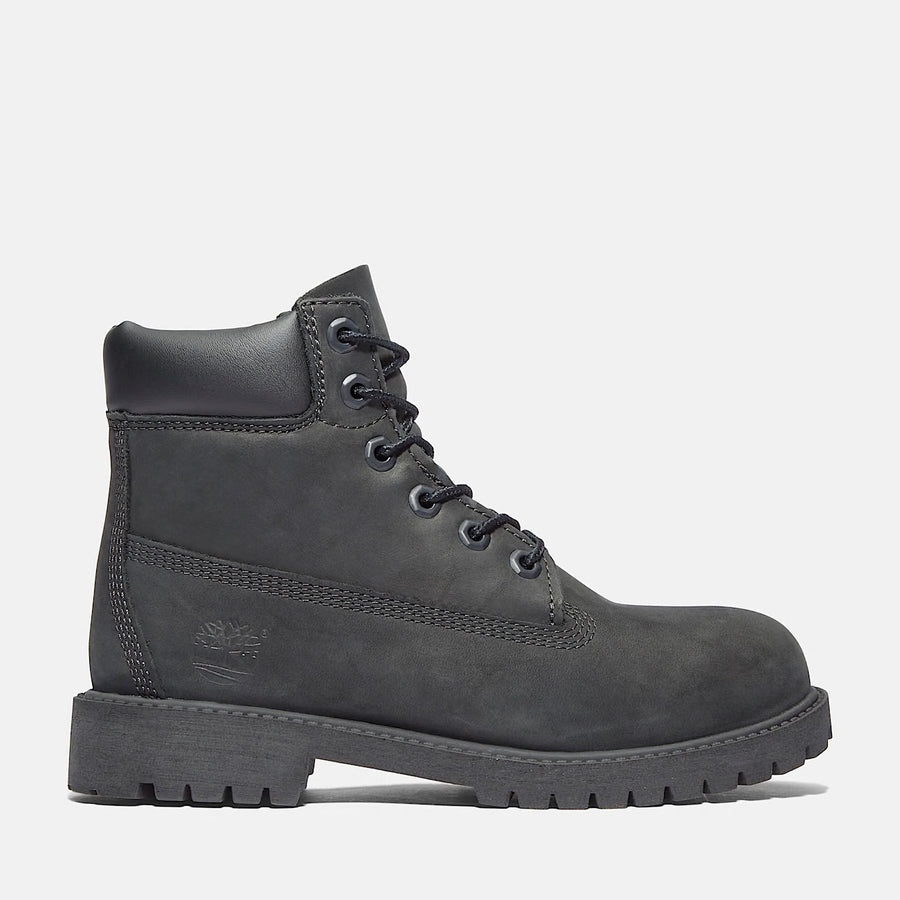 Timberland 6IN PREMIUM LACE WATERPROOF Junior’s - BLACK NUBUCK