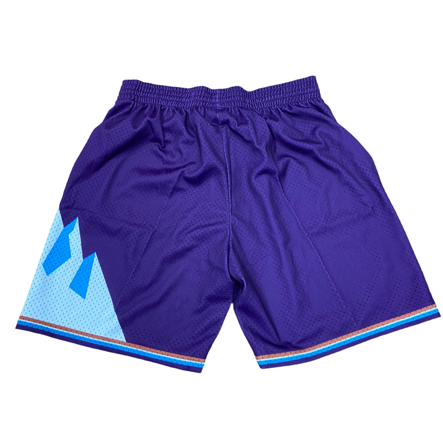 MITCHELL & NESS - NBA  SWINGMAN -SHORTS JAZ 1996  MENS -PURPLE