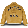 AVIREX ICON LEATHER X TIMBERLAND JACKET Men’s -DK WHEAT