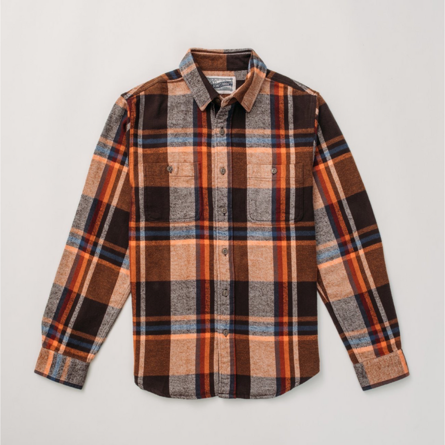 Schott Bros. PLAID FLANNEL SHIRT Men’s -SED