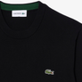 LACOSTE CREW NECK COTTON SWEATER - Men’s /BLACK