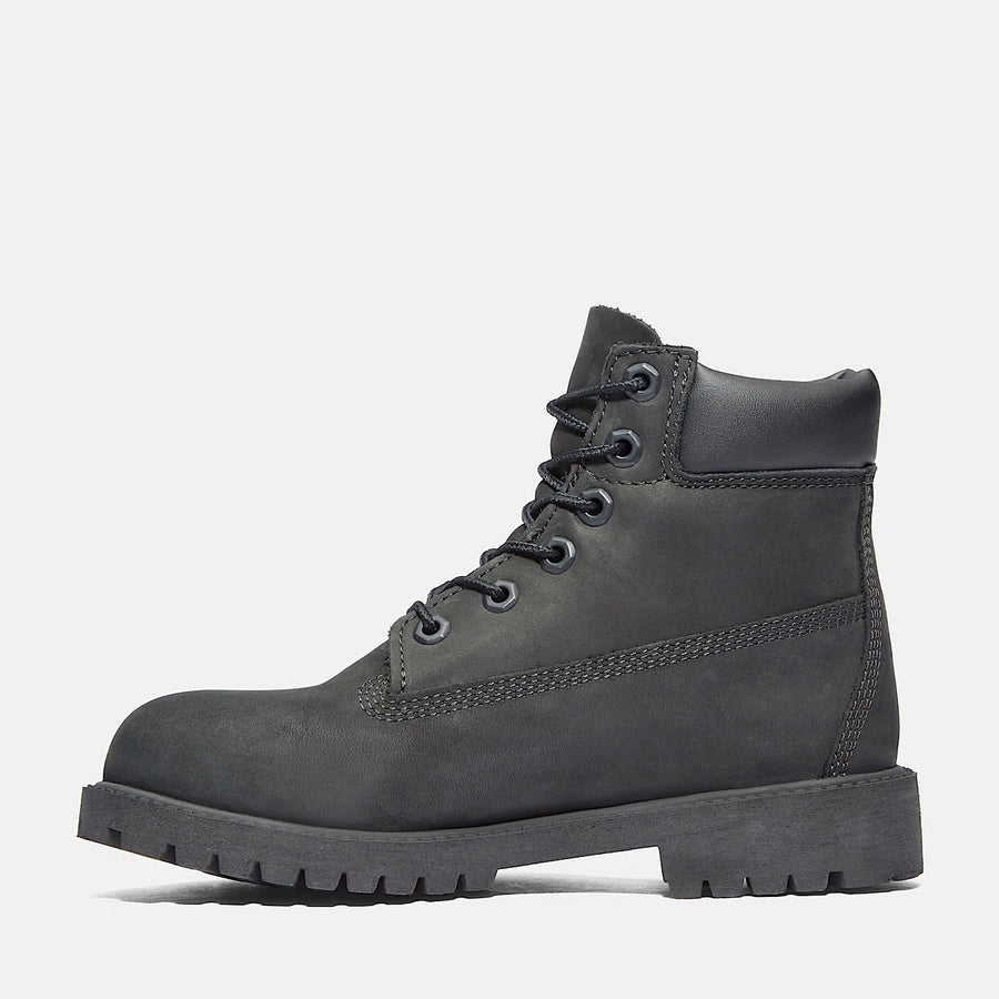 Timberland 6IN PREMIUM LACE WATERPROOF Junior’s - BLACK NUBUCK