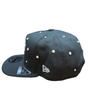 NEW ERA 950 A-FRAME PRE-CURVED RHINESTONE SNAPBACK NEW YORK KNICKS-BLACK/WHITE