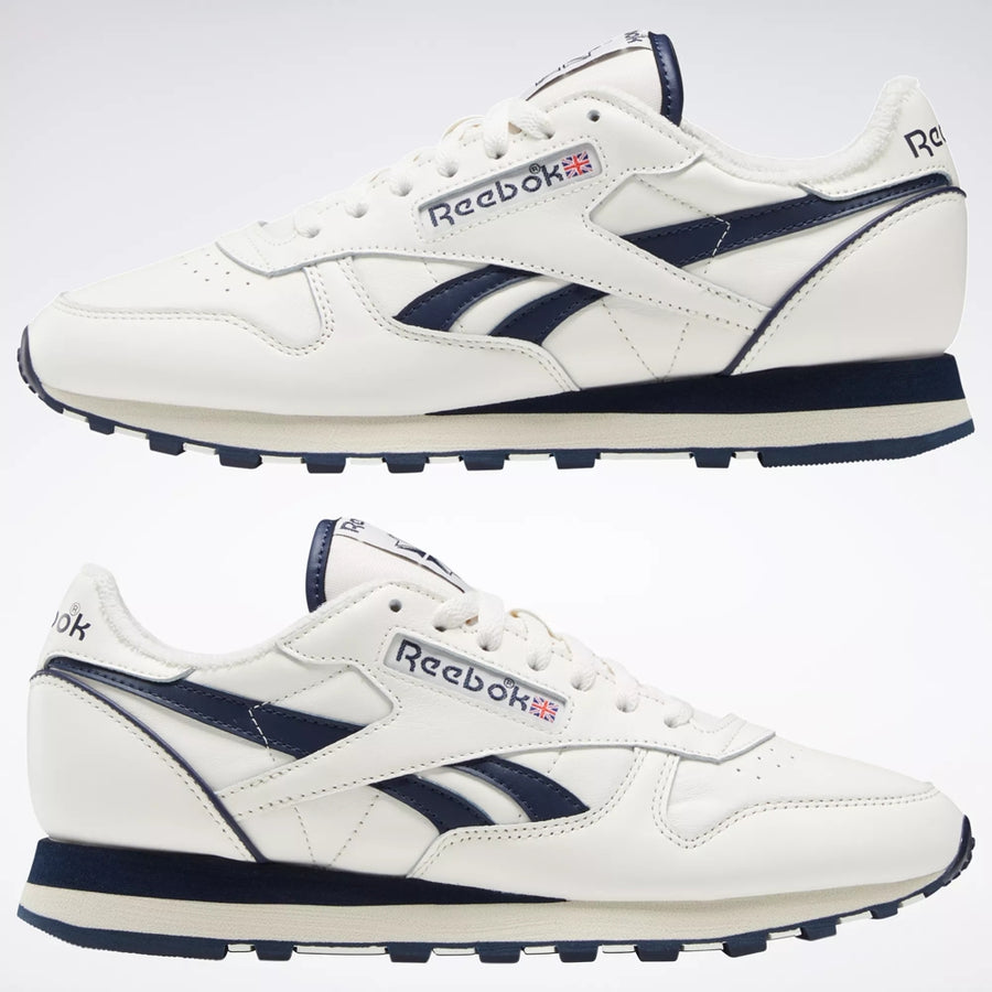 Reebok Classic - CLASSIC LEATHER Men’s -WHITE NAVY/BLACK