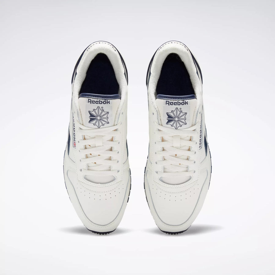 Reebok Classic - CLASSIC LEATHER Men’s -WHITE NAVY/BLACK