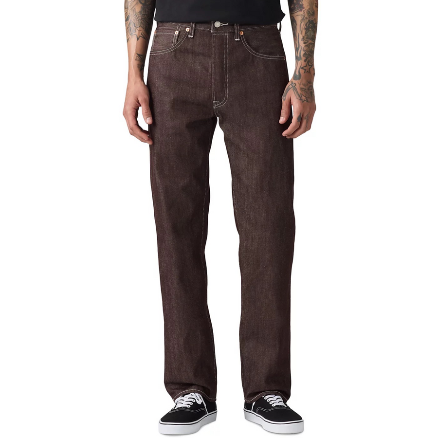 Levis Strauss & Co - 501 ORIGINAL SHRINK TO FIT Men’s -BURGUNDY