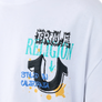 TRUE RELIGION SHORT SLEEVE  CONCERT BUDDHA OVERSIZED TEE-OPTIC WHITE