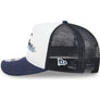 NEW ERA 950 A-FRAME PRE-CURVED CHENILLE LOGO TRUCKER HAT NEW YORK YANKEES-NAVY/WHITE