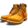 Timberland PREMIUM AVIREX 6 IN LACE WATERPROOF BOOT Men’s -WHEAT NUBUCK W MD BROWN