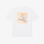 LACOSTE PRINTED COTTON CREW NECK T-SHIRT Men’s -WHITE