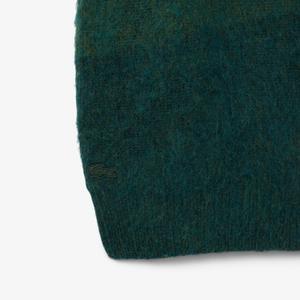 LUXEAKMPLUS カモ長袖ニット XLサイズ 在庫SALE LACOSTE CLASSIC FIT LANDSCAPE ALPACA WOOL SWEATER -Men's-GREEN
