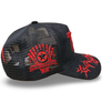 HUDSON TRUCKER HATS Men’sBLACK RED