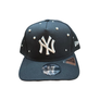 NEW ERA 950 A-FRAME PRE-CURVED RHINESTONE SNAPBACK NEW YORK YANKEES-BLACK/WHITE