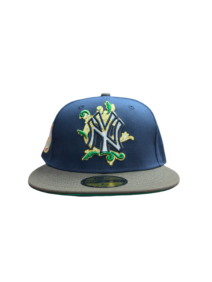 NEW ERA 5950 CUSTOM FITTED-NEW YORK YANKEE/NAVY BROWN