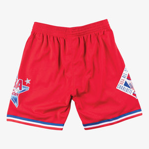 MITCHELL & NESS - NBA  ALL STAR WEST SWINGMAN ALTERNATE - SHORTS - 91 - MENS -RED ROYAL WHITE