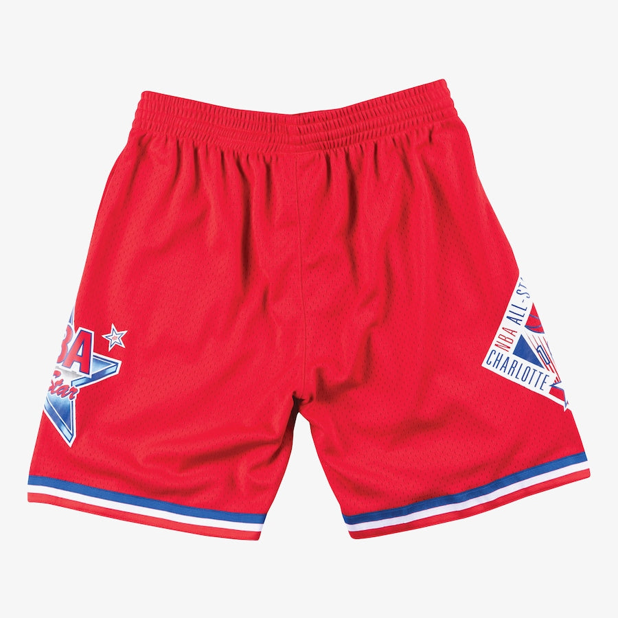 MITCHELL & NESS - NBA  ALL STAR WEST SWINGMAN ALTERNATE - SHORTS - 91 - MENS -RED ROYAL WHITE