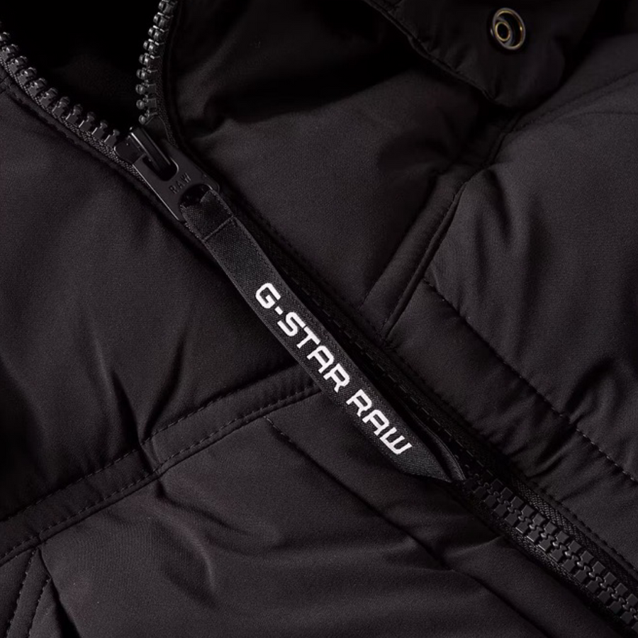 G-STAR G-WHISTLER PDD HOODIE VEST 2.0 MENS -DK BLACK