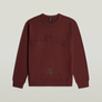 G-Star RAW APPLIQUÉ R SWEATER / Men’ -PORT RED