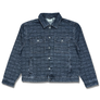 L/AB C/O OFF WHITE AOP  TRUCKER DENIM JACKET MEN’S /BLACK