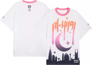 Puma CWC HOOPS X AL HILAL TEE Men’s-PUMA WHITE