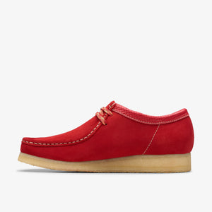 Clark’s WALLABEE BOOT LOW Men’s -RED SUEDE