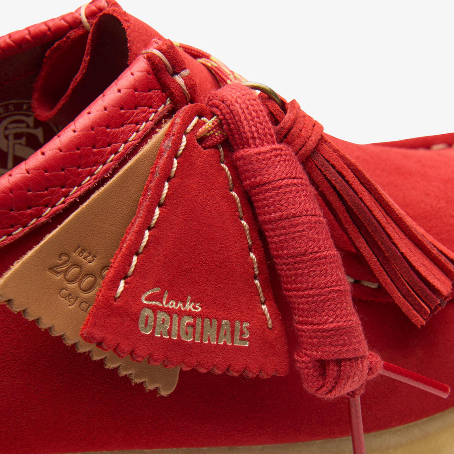 Clark’s WALLABEE BOOT LOW Men’s -RED SUEDE