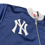 Mitchell & NESS MLB TRIPLE CHECK HEAVYWEIGHT JACKET NEW YORK YANKEE -MENS-NAVY BLUE WHITE