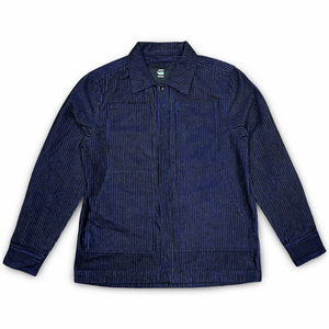 G-Star RAW CORDUROY OVERSHIRT / Men's -DK BLACK/RACING BLUE