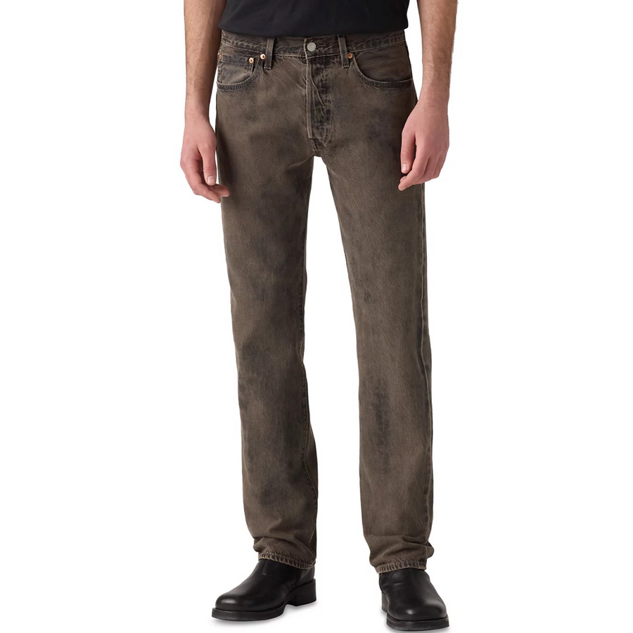 Levis Strauss & Co - 501 ORIGINAL SITS AT WAIST STRAIGHT LEG Men’s -WE ARE COATED BROWN