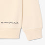 LACOSTE BOX LOGO CLASSIC FIT FLEECE CREWNECK SWEATSHIRT -Men’s - BEIGE