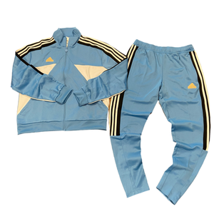 Adidas originals tracksuit blue sales