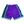 MITCHELL & NESS - NBA ALTERNATE SWINGMAN -SHORTS BUCKS 00-02 MENS -PURPLE GREEN