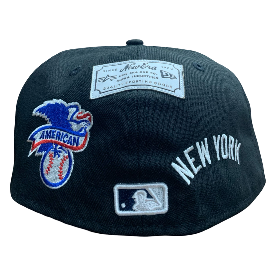 NEW ERA 5950 ALPHA INDUSTRIES- NEW YORK YANKEE/BLACK WHITE