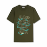 SCOTCH & SODA FRONT ARTWORK REGULAR -FIT T-SHIRT MEN’S / FOREST NIGHT