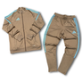 ADIDAS MEN’S - TIRO26L  3STRIPE TRACKSUIT-KHAKI SIX/TEAM LIGHT