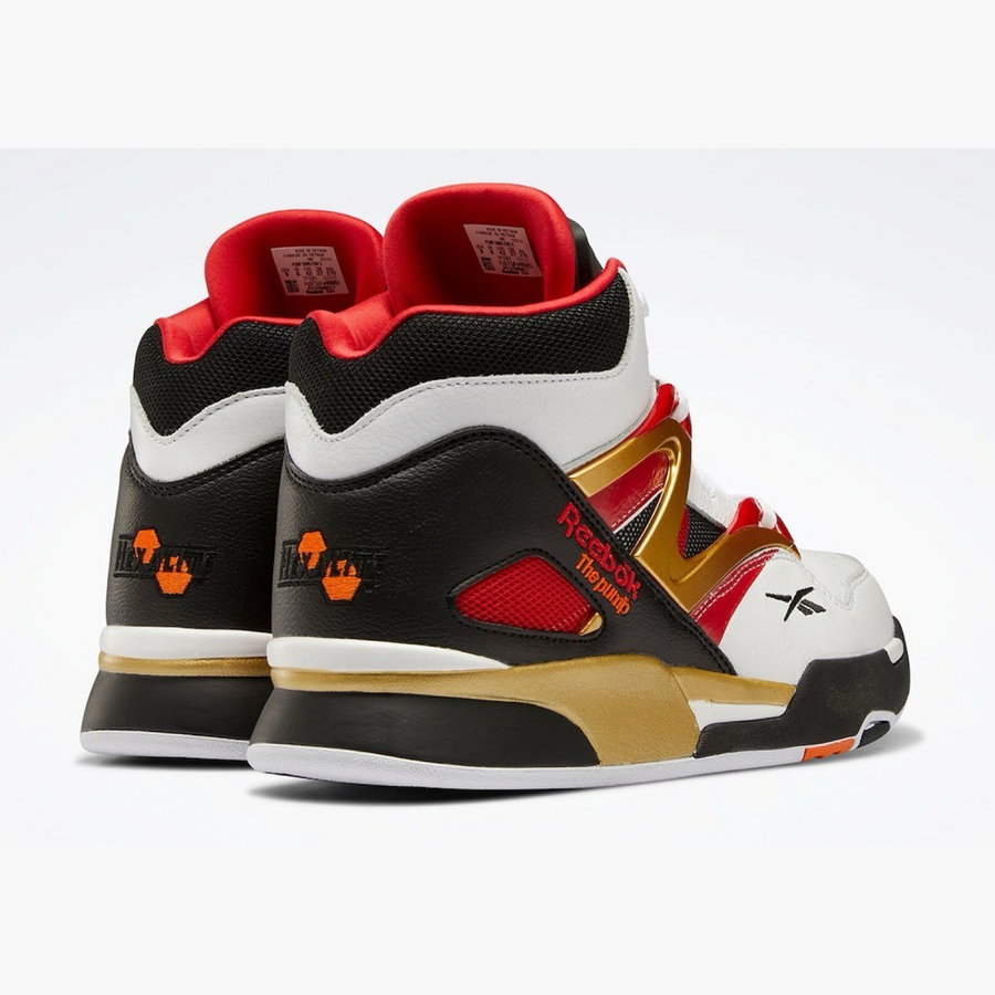Reebok PUMP OMNI ZONE-WHITE/BLACK/ RED