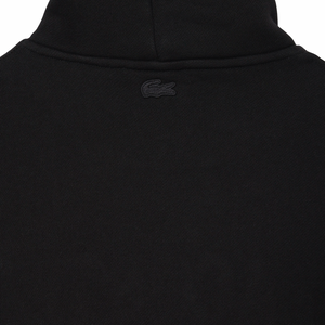 LACOSTE LOOSE FIT PARIS HOODIE FLEECE -Men's -BLACK-031 – Moesports