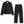 SERGIO TACCHINI DAVIDE TRACK SUIT - MEN’S-BLACK BEAUTY