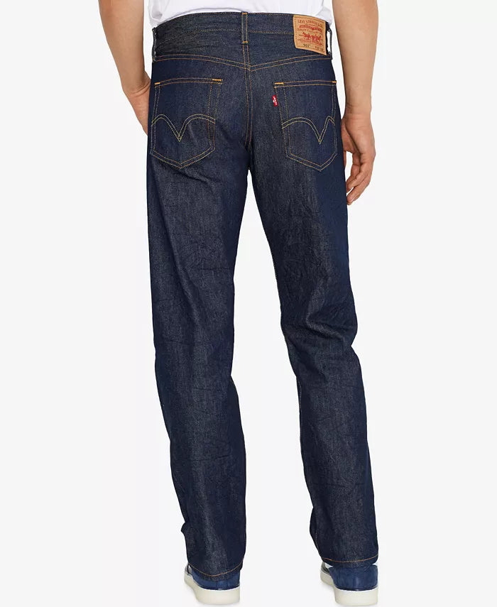 Levis Strauss & Co - 501 ORIGINAL SHRINK TO FIT Men's - DENIM BLUE Levis Strauss & Co - 501 ORIGINAL SHRINK TO FIT Men's - DENIM BLUE
