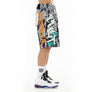 Cult of Individuality GRUNGE SHORTS-GRAFFITI