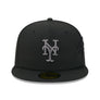 NEW ERA 5950 SIDE SCRIPT -NEW YORK METS -BLACK