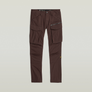 G-Star RAW ROVIC ZIP 3D REGULAR TAPERED CARGO-PANT Men’s -CHOCOLATE PLUM