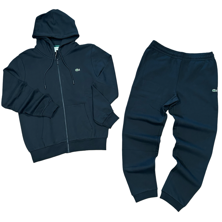 LACOSTE FUll ZIP HOODED CLASSIC SWEATSUIT Men’s -BLACK-031