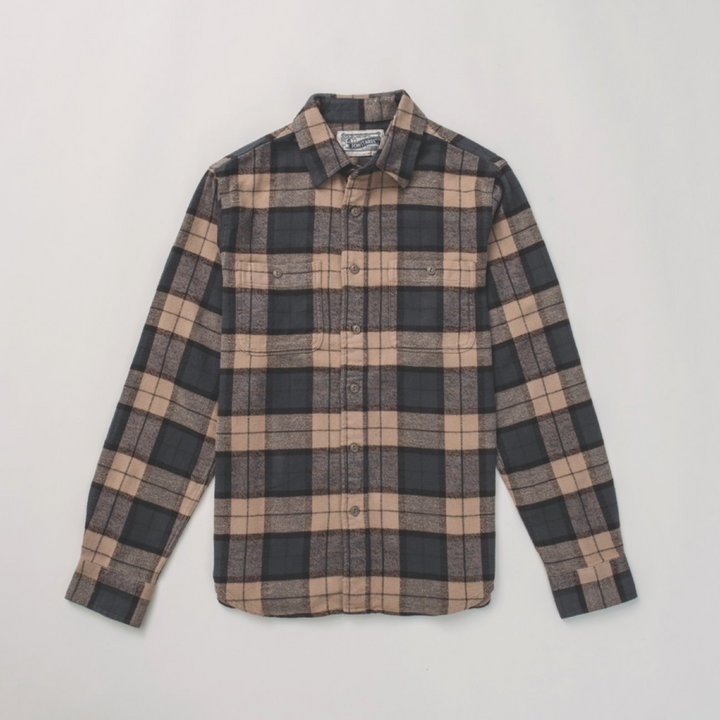 Schott Bros. PLAID FLANNEL SHIRT Men’s -KHG