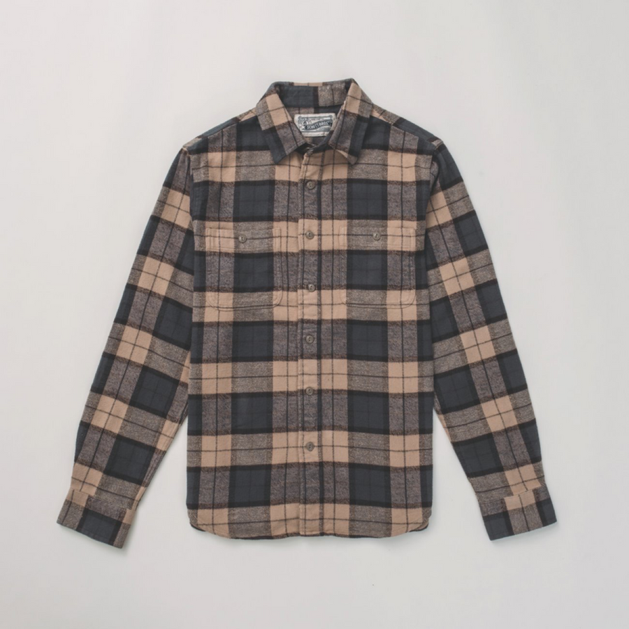 Schott Bros. PLAID FLANNEL SHIRT Men’s -KHG