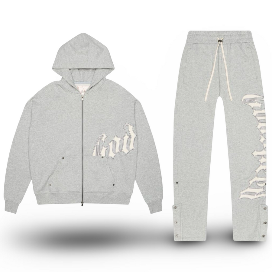GODSPEED OG logo sweatsuit V2- GREY