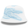 “LACOSTE PRINTED COTTON TWILL BUCKET HAT