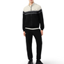 LACOSTE REGULAR FIT LANDSCAPE CROCODILE TRACKSUIT- Men’s- BLACK/WHITE BEIGE